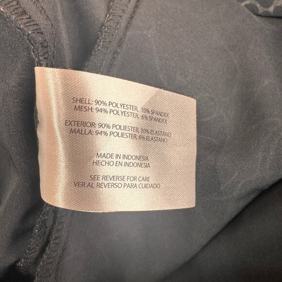 Orvis Black Rose Embossed Golf Tennis Pull On Skort Skirt Size Large - Picture 2 of 7